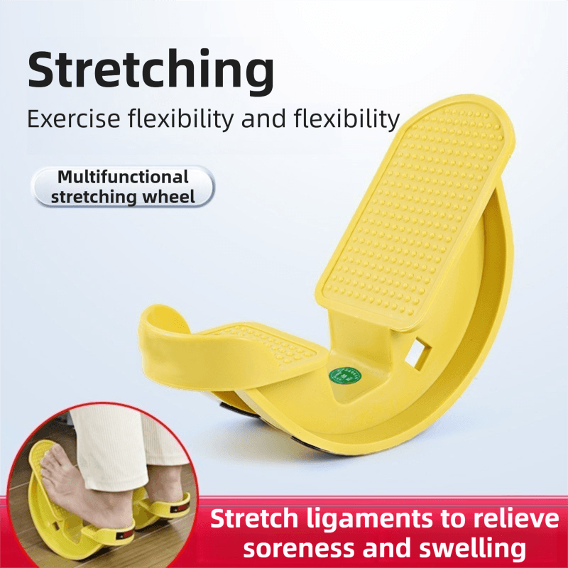 1-Pair Blue Reinforced Calf Stretcher Slant Board - Professional Non-Slip Achilles Tendon & Hamstring Stretcher for Physical Therapy, Yoga & Fitness