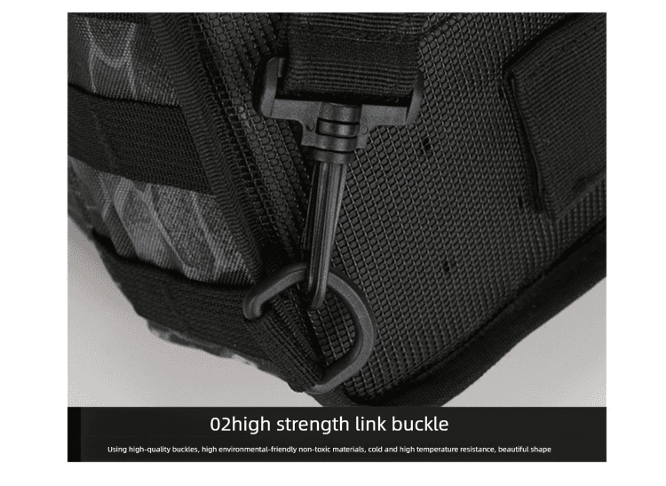 Tactical Sling Bag Jungle Camo 600D Waterproof Crossbody Backpack EDC Shoulder Pack