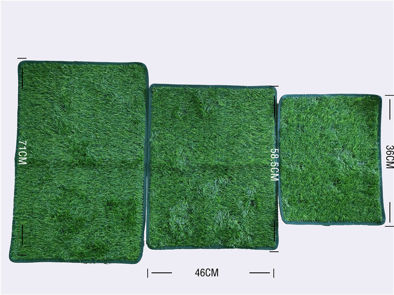M Size Realistic Artificial Grass Dog Potty Pad - Indoor/Outdoor Pet Training Turf, Easy to Clean PE & TPR Material