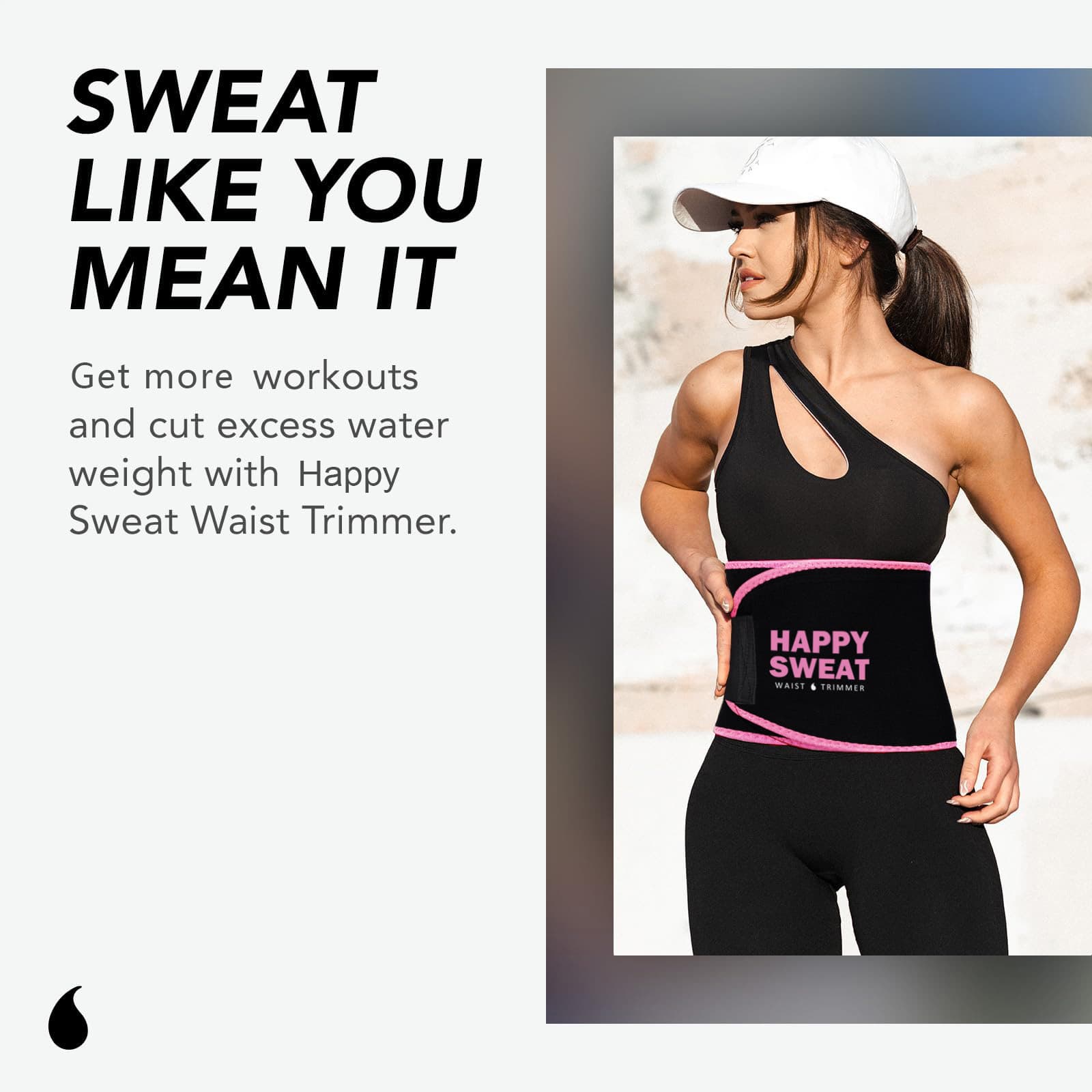 Red Premium Seamless Waist Trimmer and Body Shaper (M Size) - Postpartum Recovery & Fitness Sweat Belt for Lumbar Support