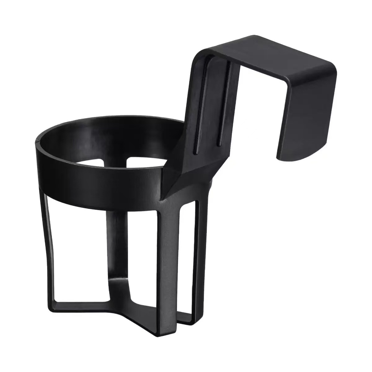 Black Car Cup Holder – Universal Vehicle Drink Organizer, Portable Beverage Rack (Set of 4)