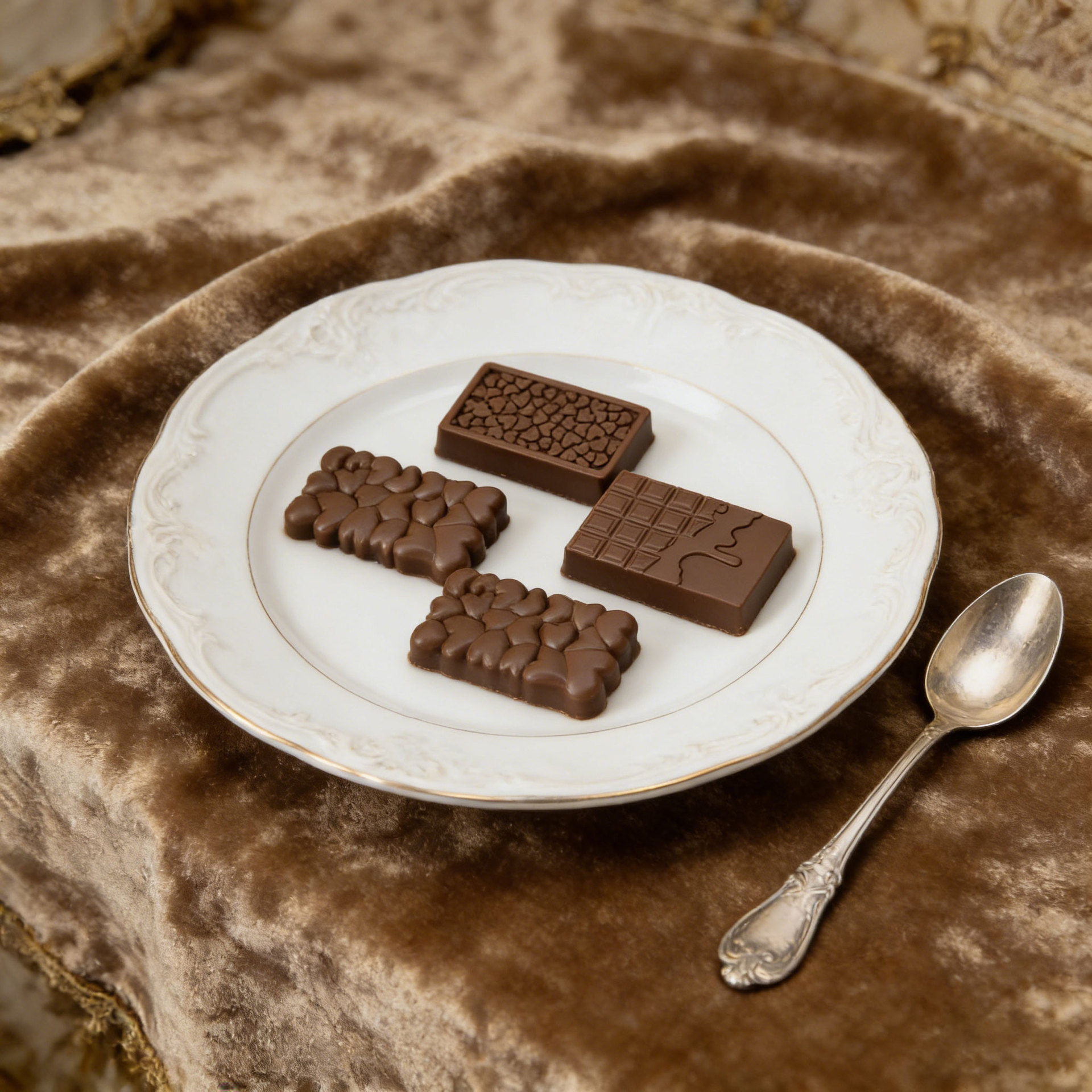 2-Piece Dubai Rectangle Chocolate Silicone Mold Set – Food-Grade, Easy Release, Heat-Resistant Baking Molds for Chocolate, Candy, and Cake(Triangle chocolates)