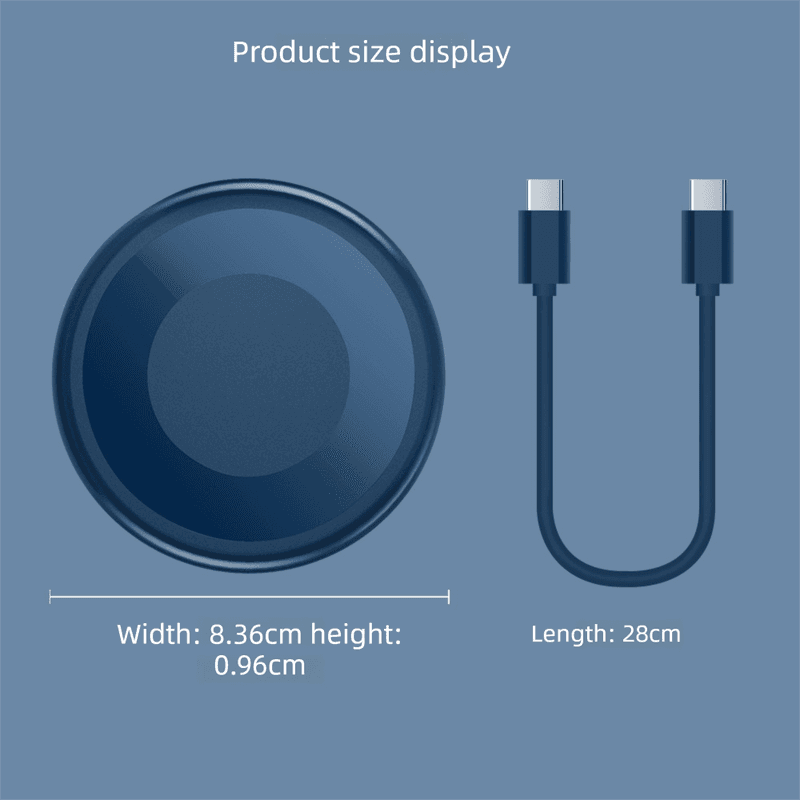 Multi-Head Charging Cable 60W Fast Charging 2-Pack with Storage Box Black and White