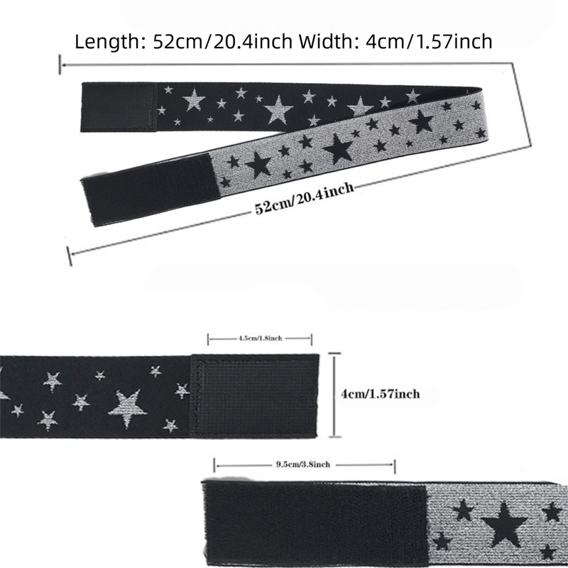 Adjustable Elastic Headband & Wig Grip Band - Comfortable and Seamless Edge Fixer for Wigs and Frontals (Bright Silver + Light Gold)