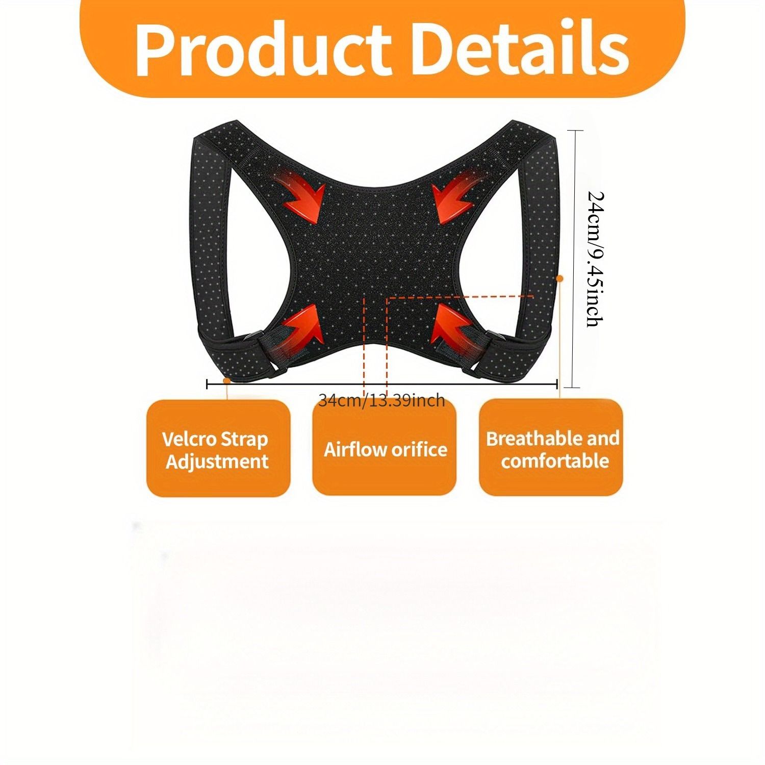 Ergonomic Posture Corrector for Perfect Poise