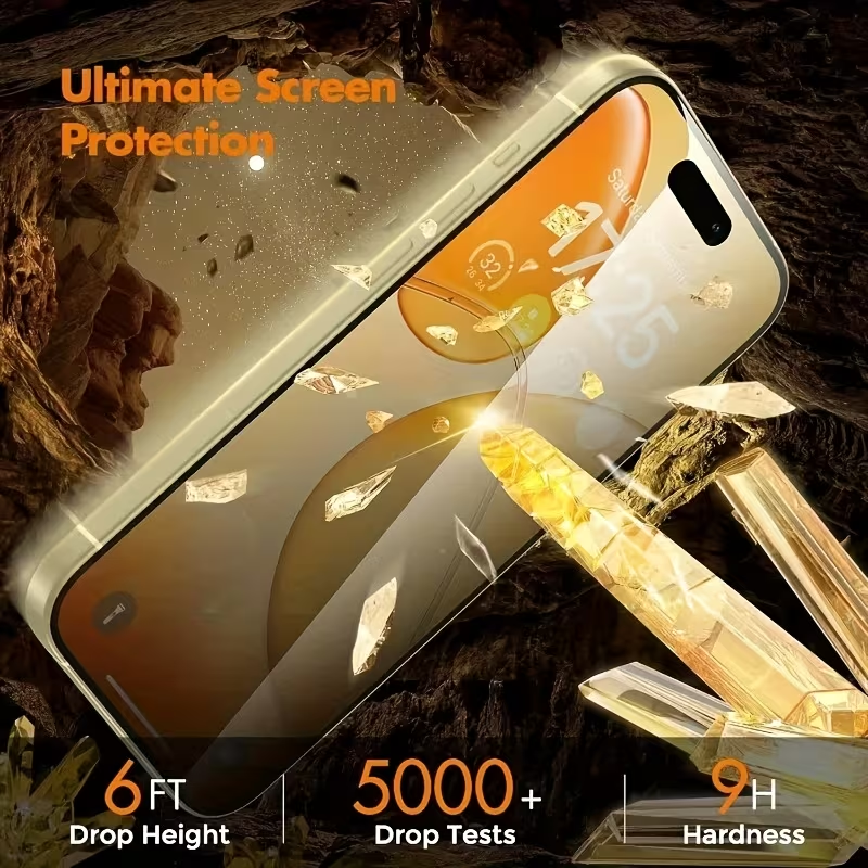 iPhone 14 Pro Max - 4-pack full-screen privacy tempered glass protective film