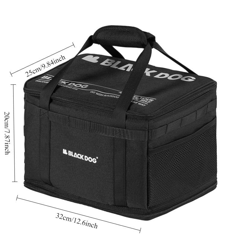 Storage Box Portable Durable Black Garden Home Storage Container