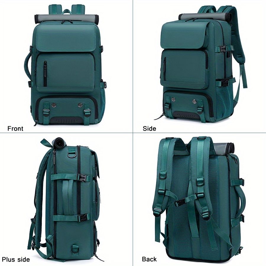 18.1-inch Easy-Travel Bag (46×30×16 cm): Four carrying modes in one bag, with independent shoe compartment and freely switchable hidden shoulder straps.(BLACK)