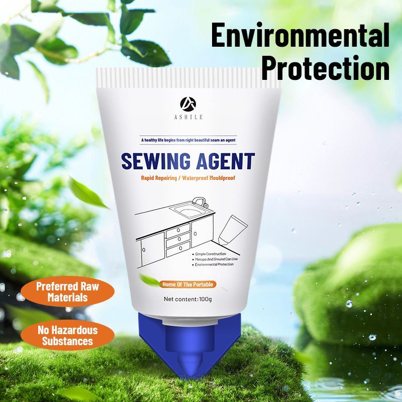 Sewing Agent – Waterproof, Mouldproof & Eco-Friendly Gap Filler for Home Repairs – Perfect for Bathrooms, Kitchens, Tiles, Windows, Doors, Baseboards, Pipes, Furniture, Cracks and Joints, Ideal for DIY Sealing, Caulking, and Restoration