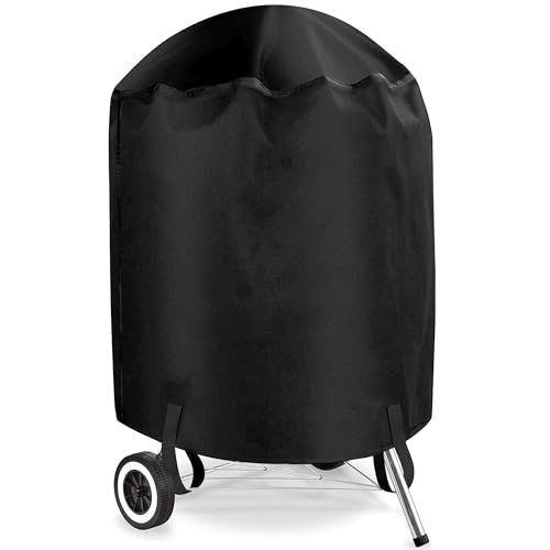 Grill Cover, 22 inch BBQ Gas Grill Cover Waterproof Weather Resistant, UV and Fade Resistant, UV Resistant Materia for Weber Char-Broil Nexgrill Grills and More
