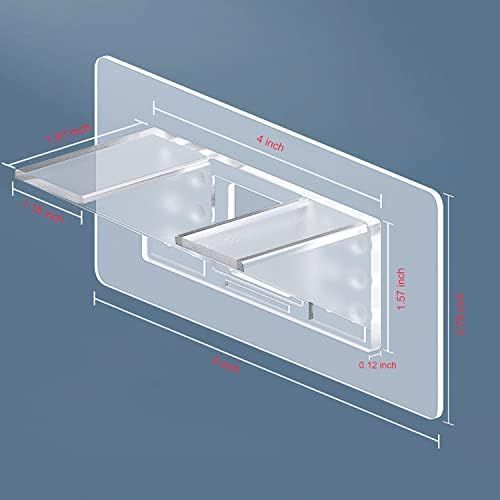 12 Pieces Large Size Adhesive Shelf Bracket, Shelf Support Pegs | Double Row Thickened and Reinforced Design, Punch Free, Shelf Support Pegs, For Shelves Kitchen Cabinet Book Closet