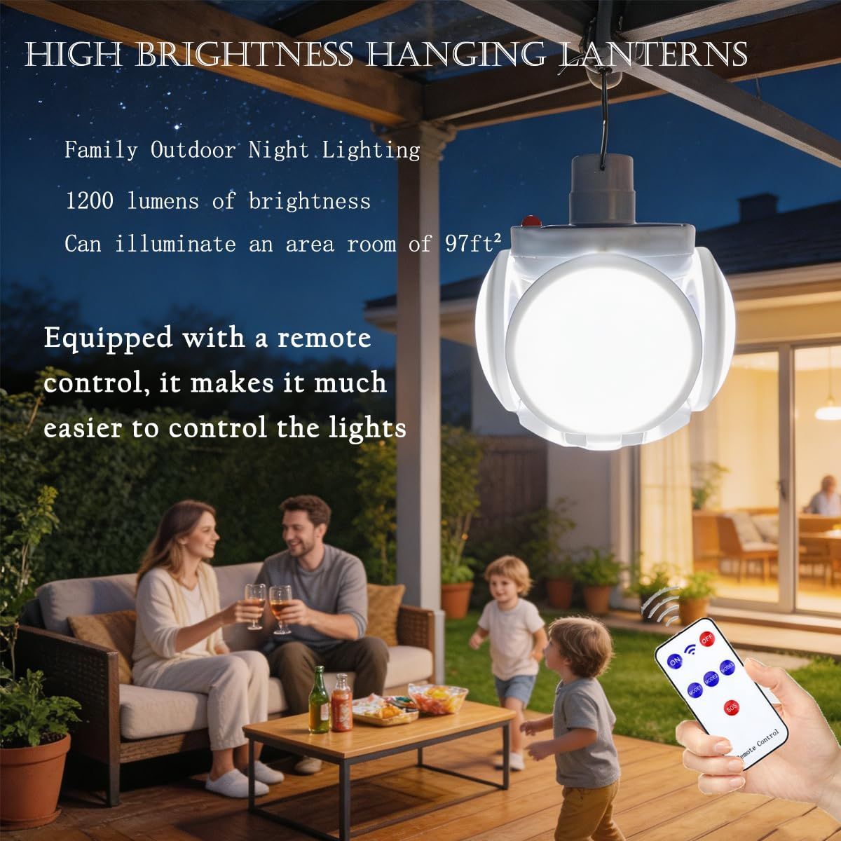 Solar Bulb Light LED Light Solar Panel Lithium Batteries 5 Working Modes USB