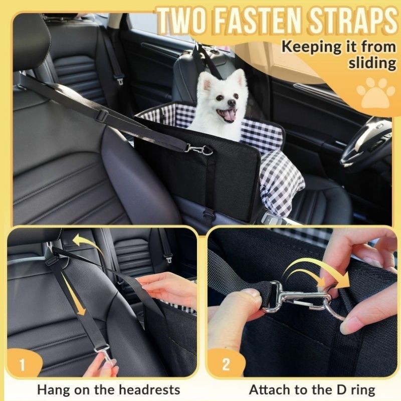 Pet Car Seat Small Dog Car Seat Dog Travel Safety Secure Pet Seat Comfortable