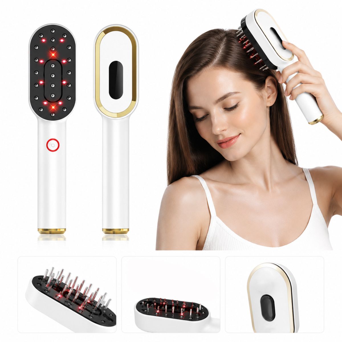 Electric Massage Comb Scalp Massager Relaxation Tool Self-Care Hair