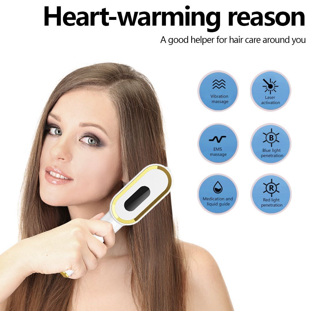 Electric Massage Comb Scalp Massager Relaxation Tool Self-Care Hair