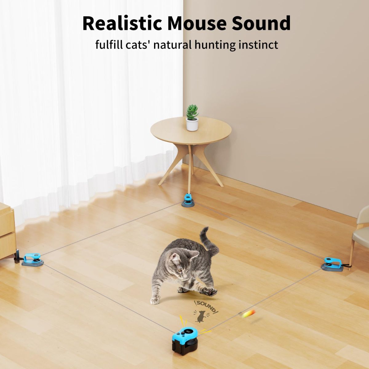 Interactive Cat Toy Automatic Cat Toy Manual Cat Toy DIY Feather Mouse Toy Cat