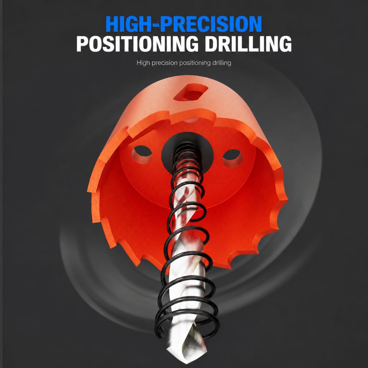 75mm Bi-Metal M42 High Speed Steel Hole Saw | with Pilot Drill Bit, Smooth Cutting Edge for PVC, Drywall, Wood, Plastic, Gypsum Board, Rubber, Thin Metal