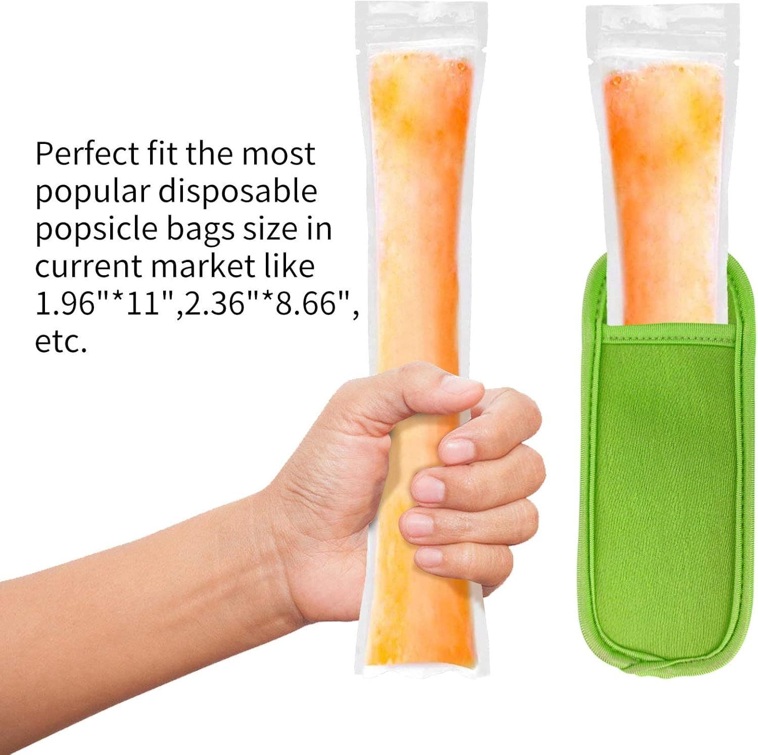 Reusable Neoprene Popsicle Sleeves for Summer Parties, Pool Days & Outdoor Events – 27-Pack in 9 Vibrant Colors (Multicolor)