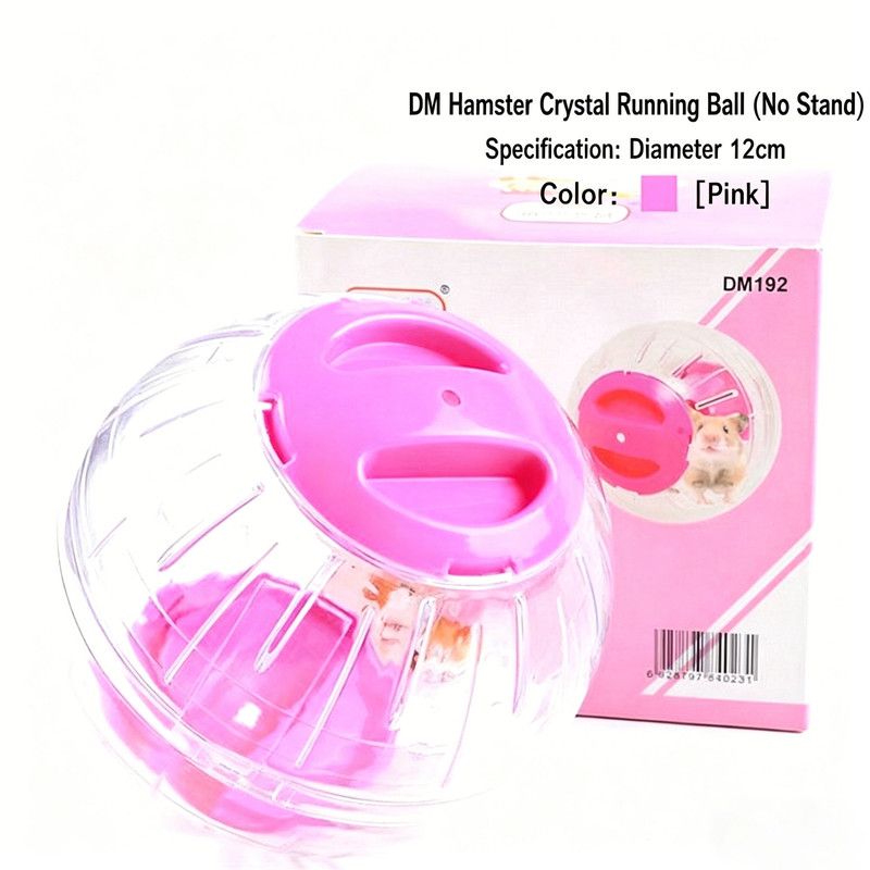 Hamster Exercise Ball (Plastic) Size: 120mm Color: Orange for Hamsters (1pc)