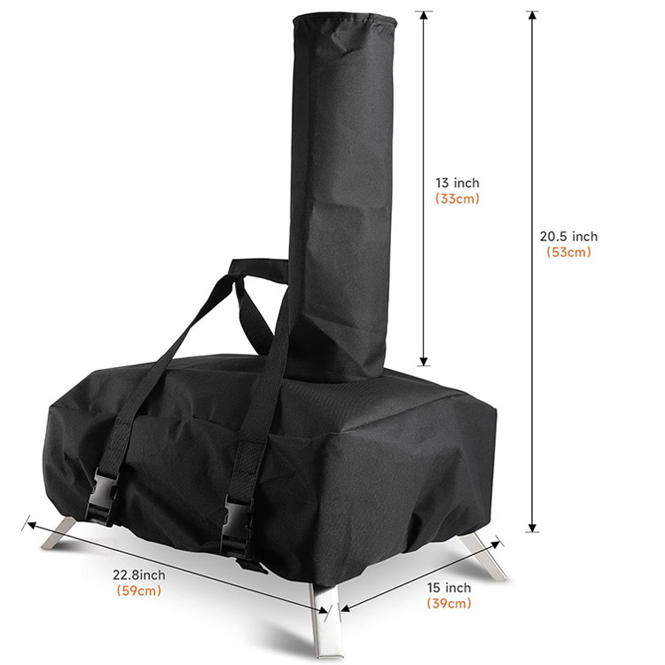 420D Oxford Waterproof Pizza Oven Cover with Carry Handles, Custom Fit for Aidpiza 12 Outdoor Pizza Oven