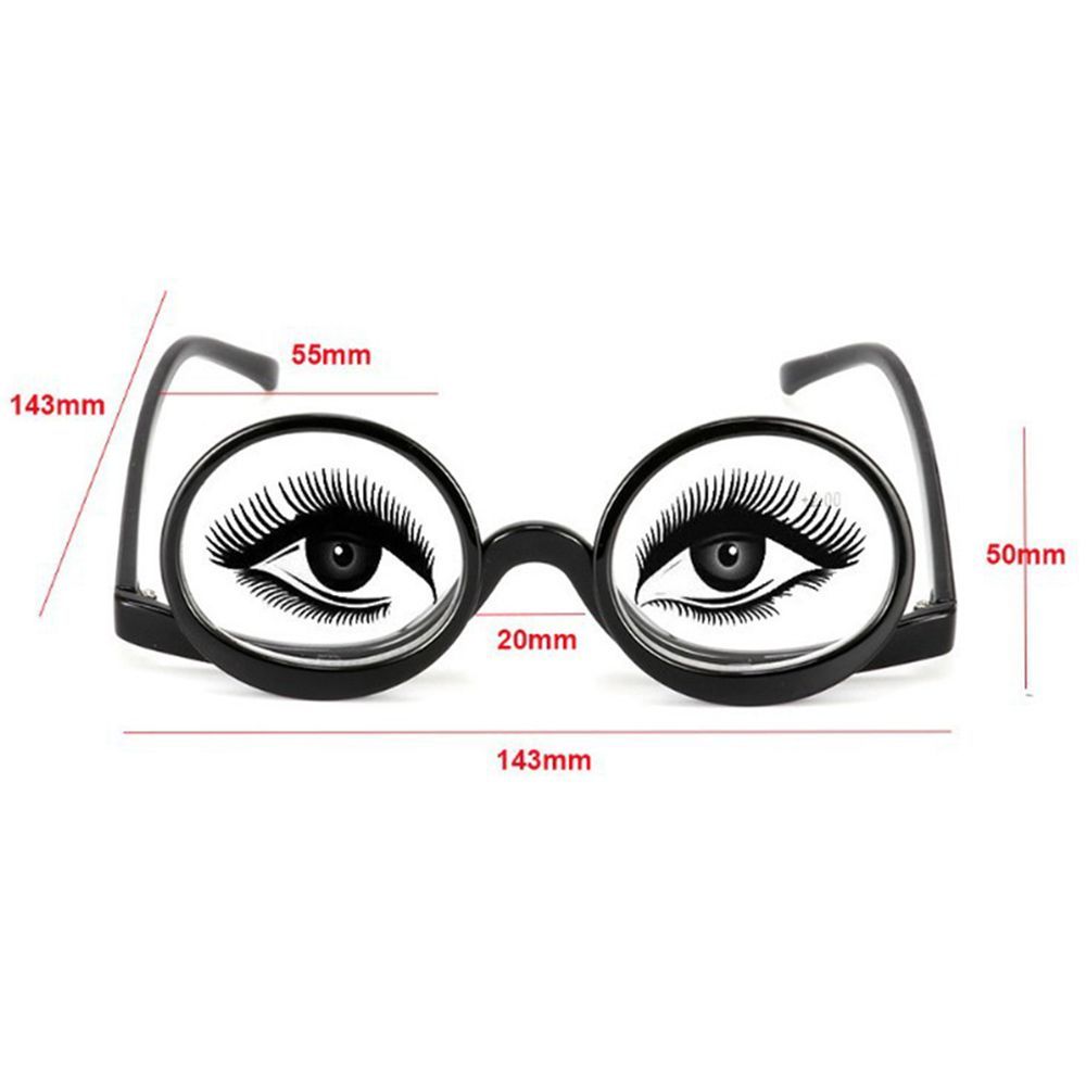 Rotating Magnifying Glass Makeup Glasses Glasses +1.0~+4.0 black black pcsrength 1.5
