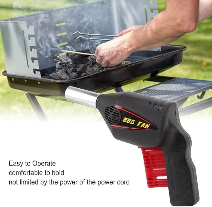 Portable Grill Fan Air Blower for Outdoor Grill