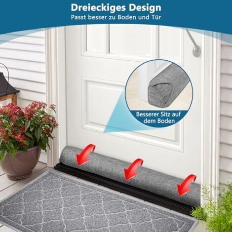 Heavy Duty Door Draft Stopper for Doors and Windows, 92cm