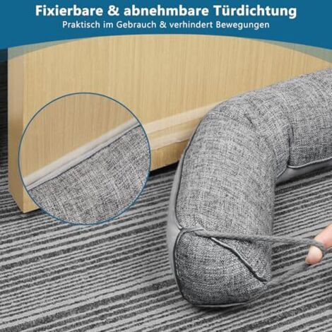 Heavy Duty Door Draft Stopper for Doors and Windows, 92cm