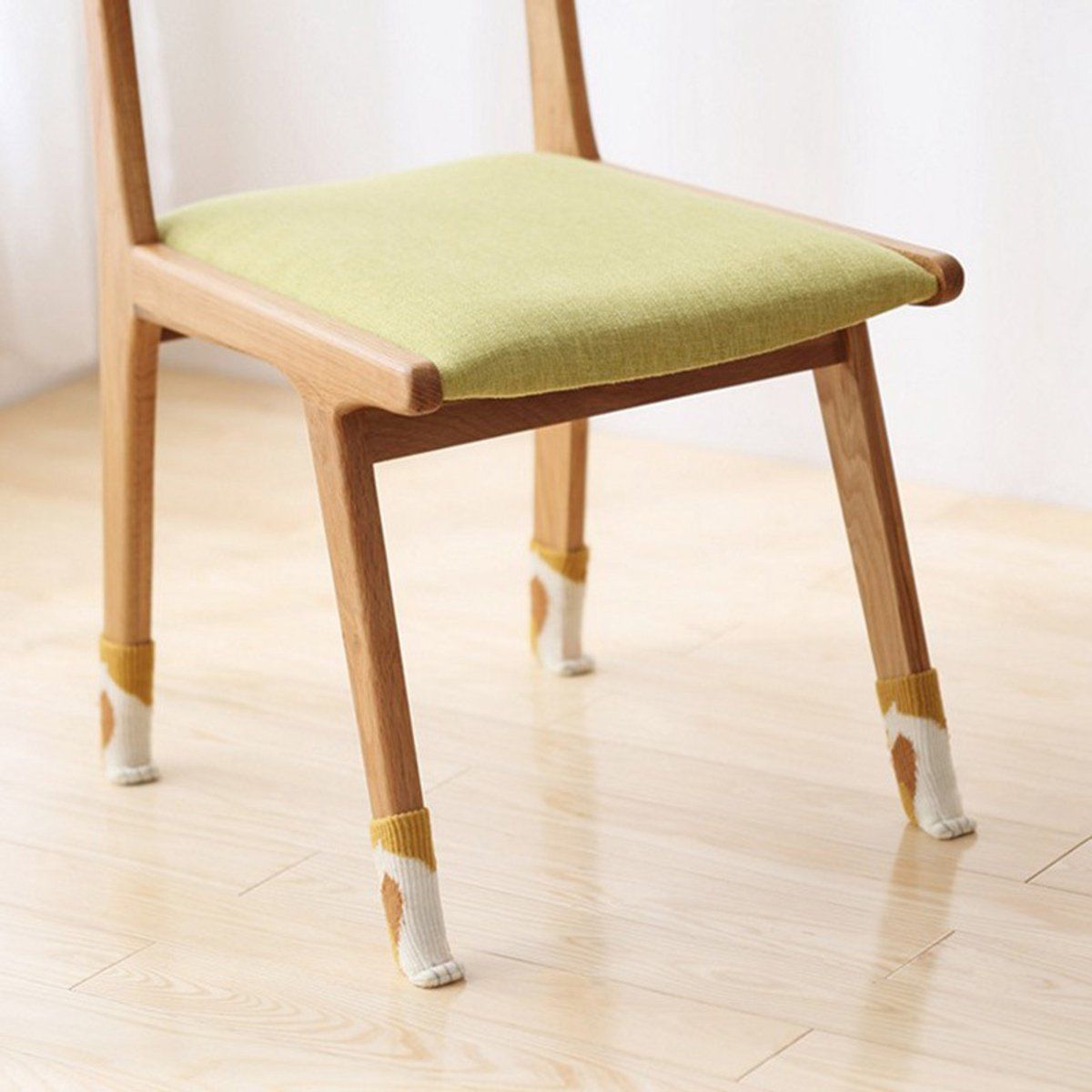24 Pieces, Chair Leg Socks, Knitting, Premium Elastic Protectors, Door Handle Cover, Chair Protector, for Cold Weather, Travel and Daily Winter Wear