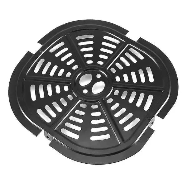 Square Air Fryer Grill Pan Non-Stick 20 cm Black