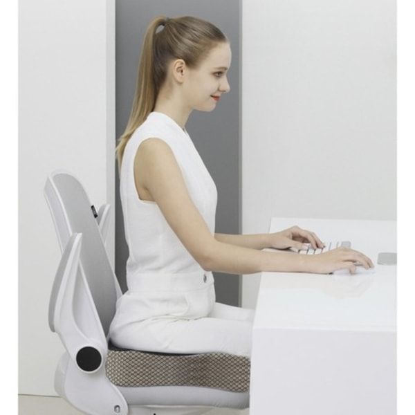 Durable High Quality Ortopedisk Sittkudde / Sittdyna - Avlasta svanskota Kudde / Dyna, Made of Pp, Tpr, White Color