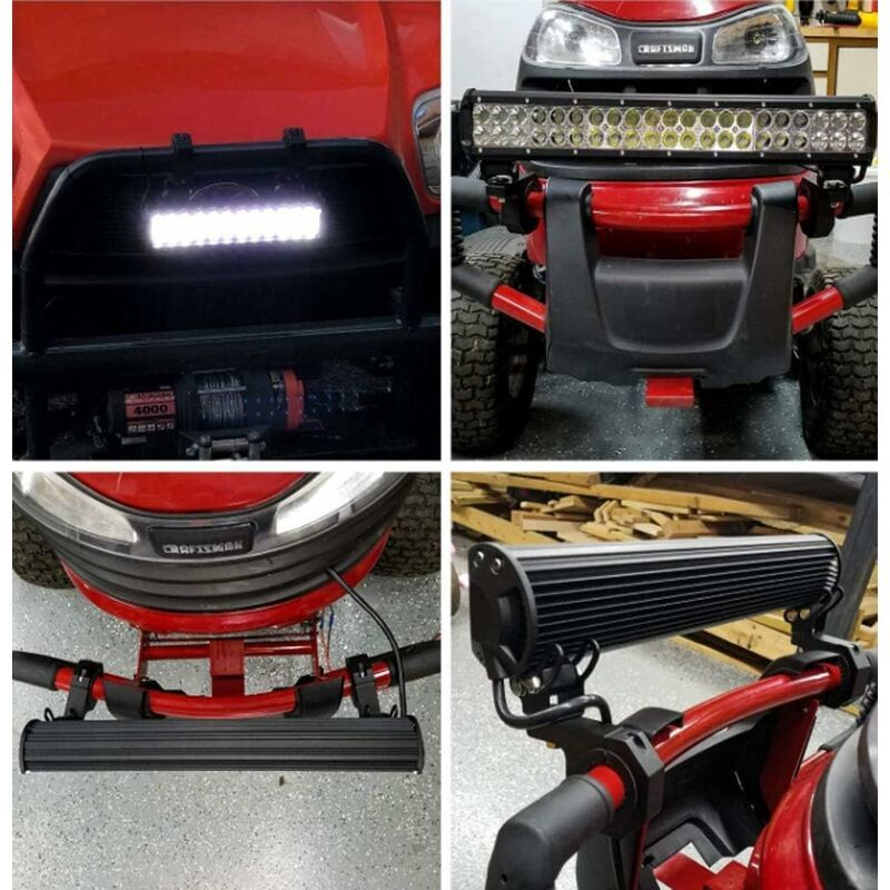 Heavy Duty 2pcs 19-30mm Roof Rack Bracket LED Light Holder Roll Bar Clamps Clamp,for Roll Cage Bar for Off Road,SUV