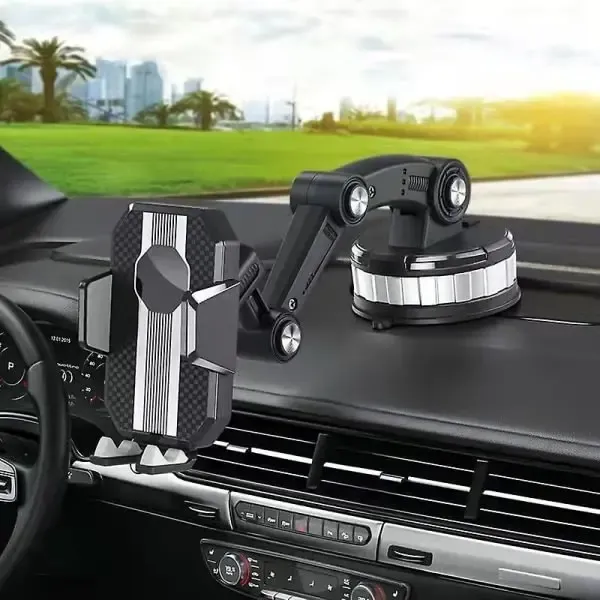 Fixed Car Accessories Shockproof Navigation Mobile Phone Holder Large Van Plus Suction Cup Type Articulated Arm Car Mobile Phone Holder