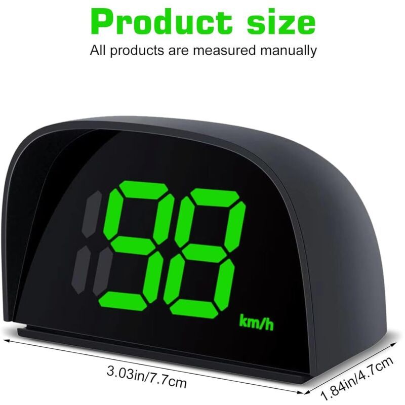 Car Digital Speedometer: Universal HUD Head Up Display Car Speedometer Motorcycle for Bike Motorcycle Car, automotive replacement use