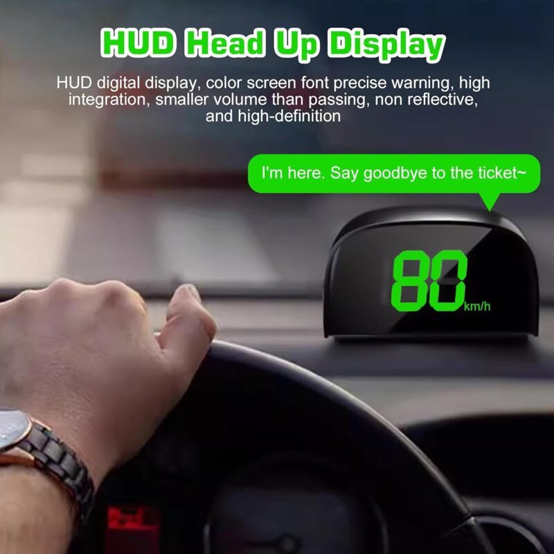 Car Digital Speedometer: Universal HUD Head Up Display Car Speedometer Motorcycle for Bike Motorcycle Car, automotive replacement use