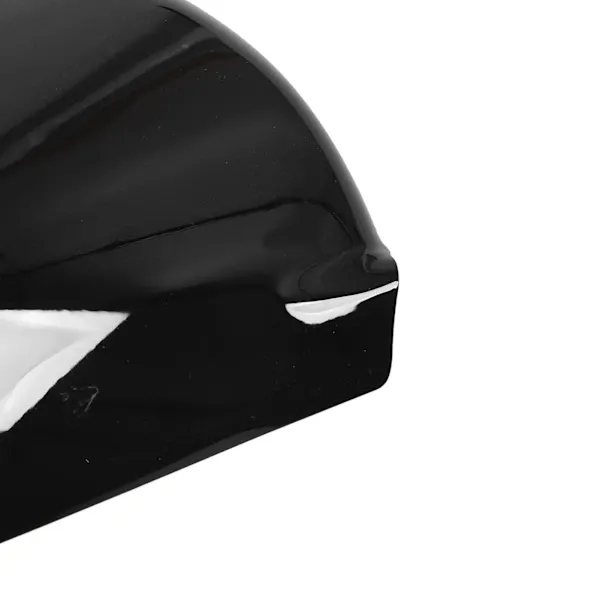Rearview Mirror Cover High Strength Gloss Black Door Mirror Cover Replacement for Mitsubishi Outlander 2013-2019 Right (7632C490HA), Gloss Black Color