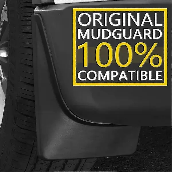 Mudguards for Volvo V60 MK II Estate 2019-2021, Molded Front and Rear Splash Guards, Semi-Rigid ABS Plastic Set