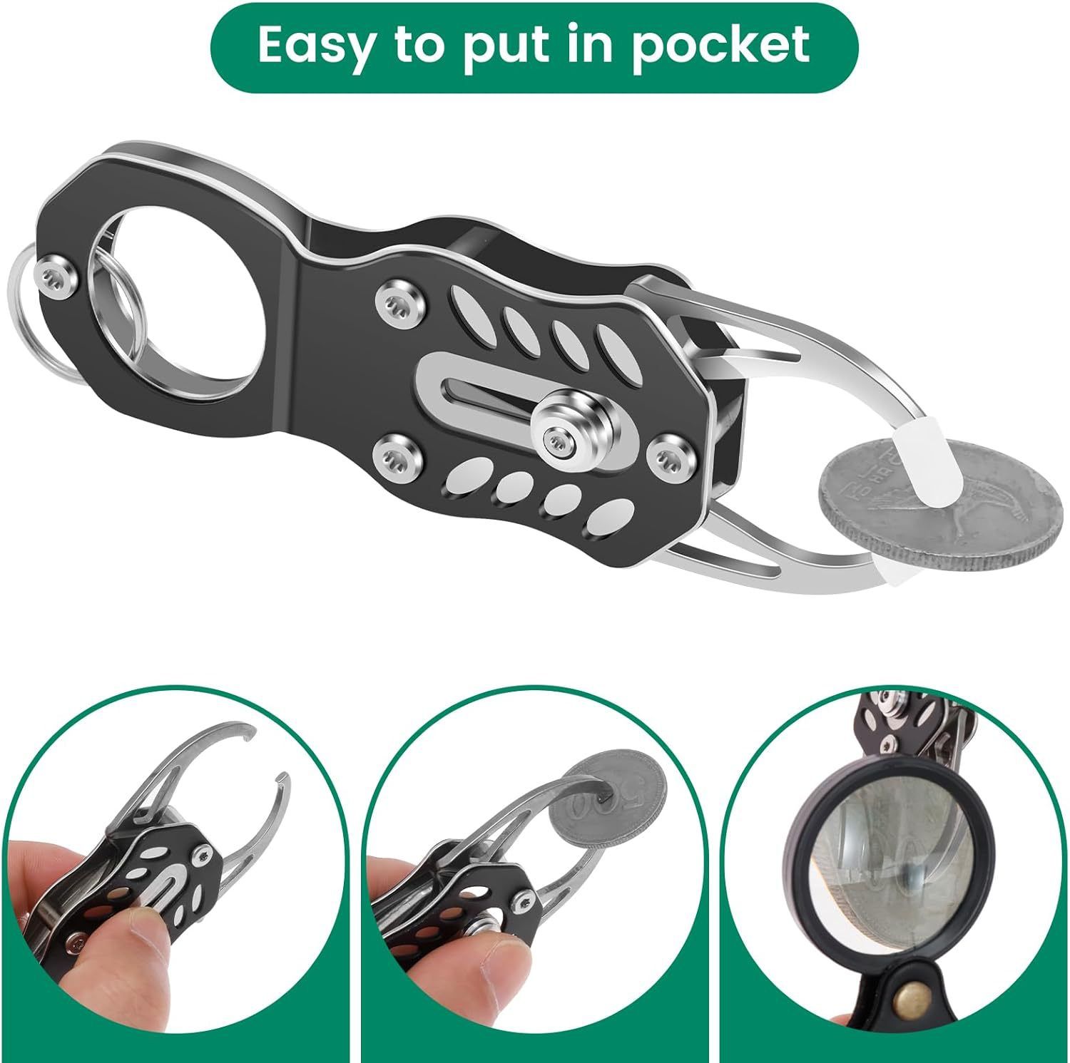 The Pocket Coin Tester Kit, Gold & Silver Coin Testing- Coin Validation via Ping Resonance Testing and Size Comparison, Portable Convenience & Technical Specifications Style.