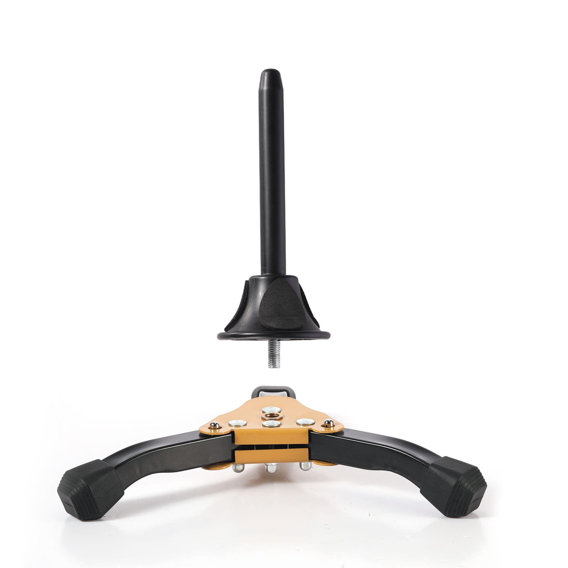 Portable Foldable Tripod Stand for Woodwind Instruments Clarinet Flute Oboe Black