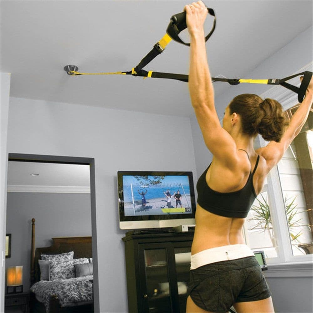 Wall Mount Bracket for Suspension Straps Aerial Yoga Swing &Hammock Resistance Band Gym Sports Training Olympic Gymnastic Rings Boxing Equipment Battle Rope