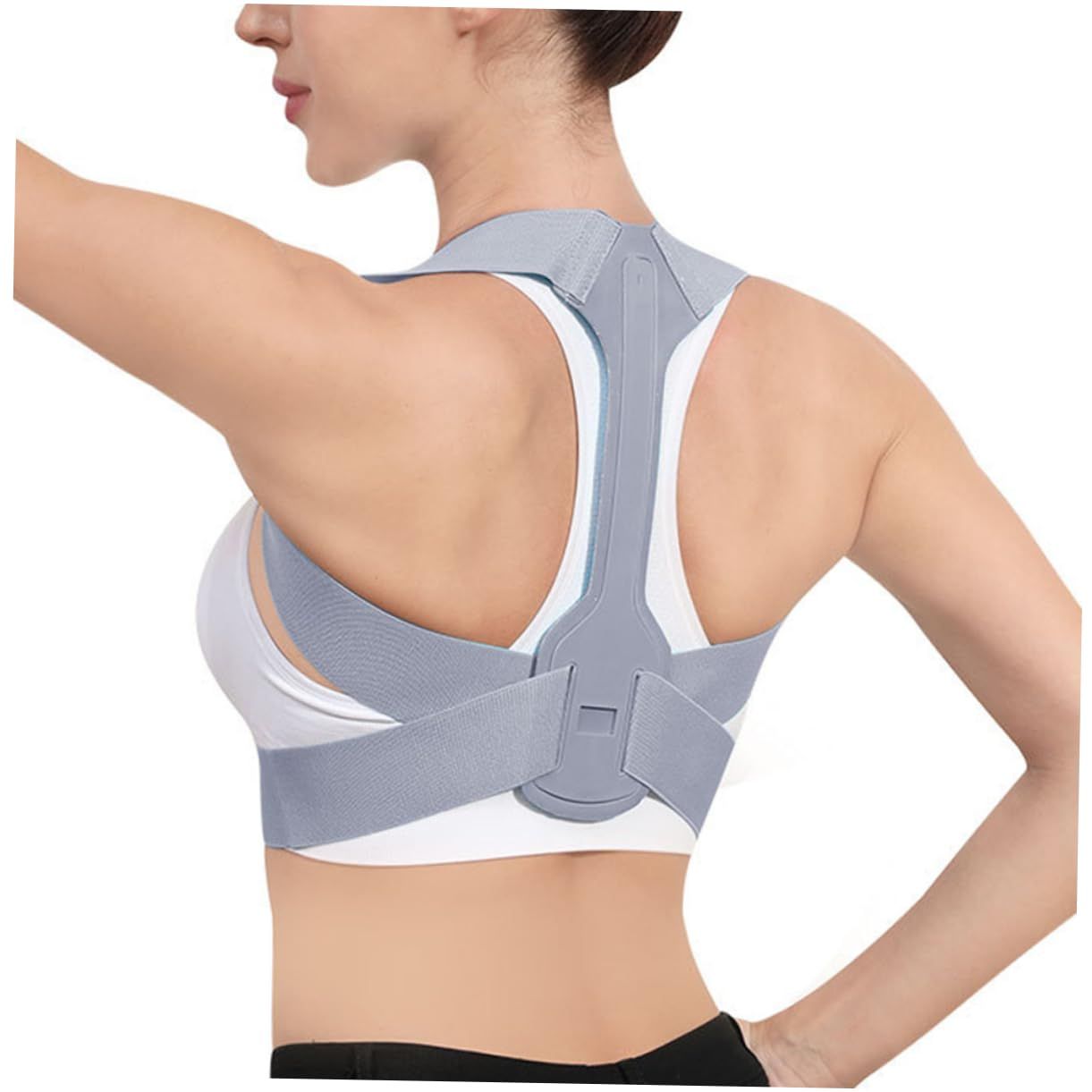 Posture Corrector for Women and Men, Adjustable Back Straightener, Upper Back Support Brace, Hunchback Posture Corrector - Relieves Neck, Shoulder, Back Pain（S）