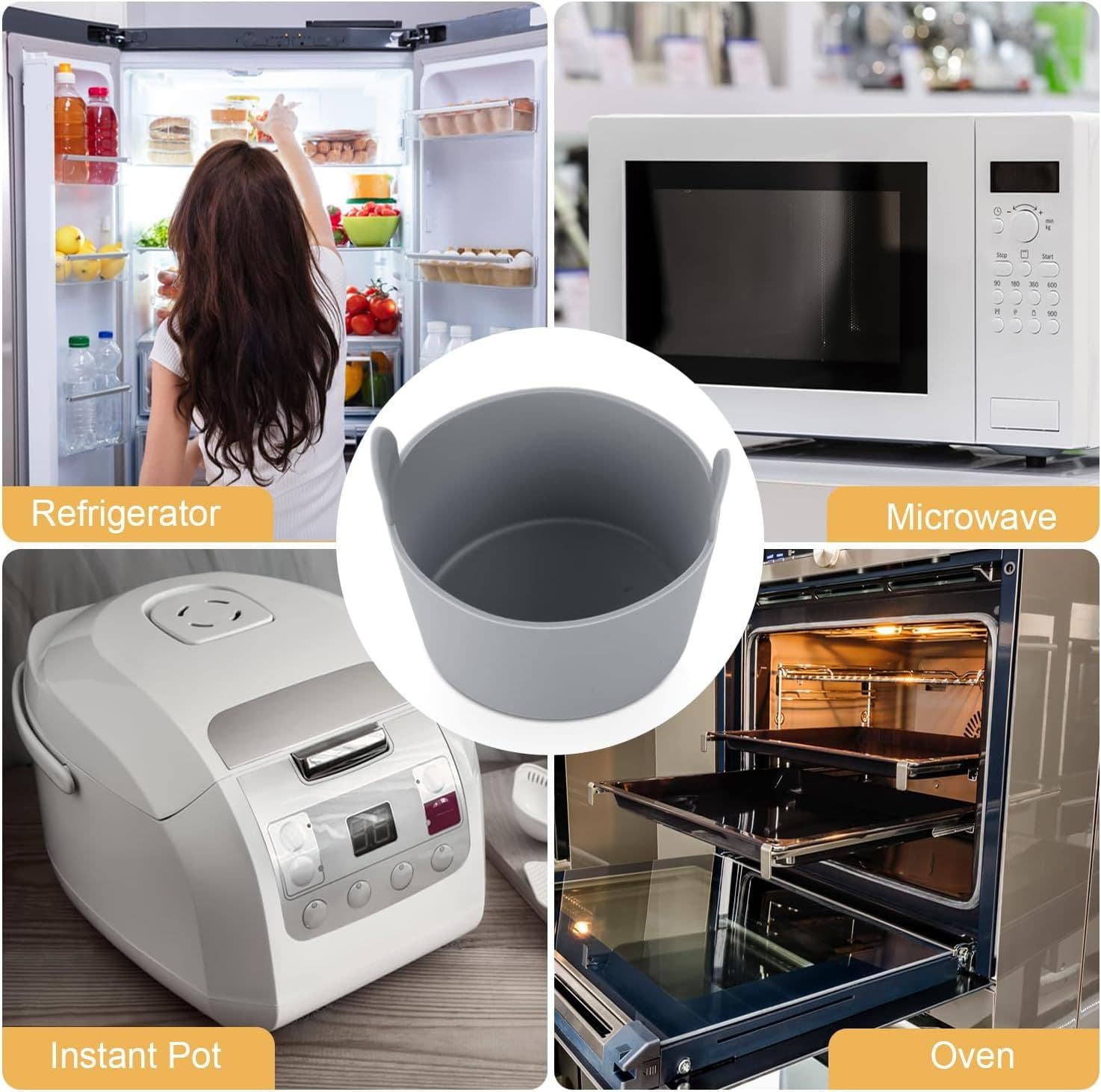 4pcs Silicone Egg Mold Non Stick Large Muffin Cases for Air Fryer