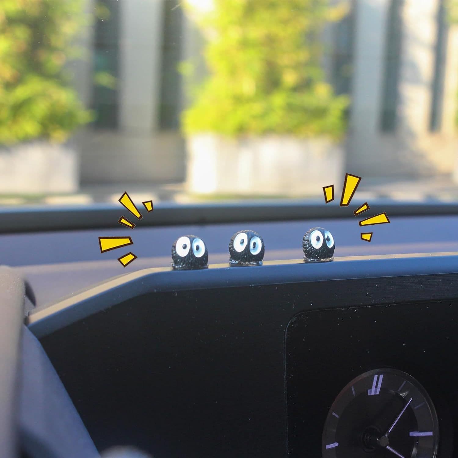 20 Piece Cute Soot Sprites Car Rearview Mirror Accessories Funny Dashboard Decor