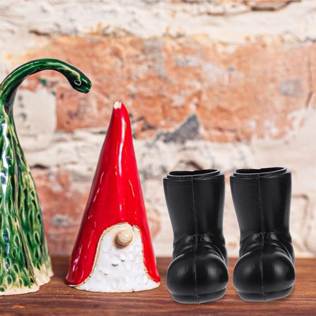 Mini Santa Claus Shoes 7 Pairs of Santa Boots, 1.18 Inch Mini Santa Claus Shoes Model, Gnome Shoes Toys