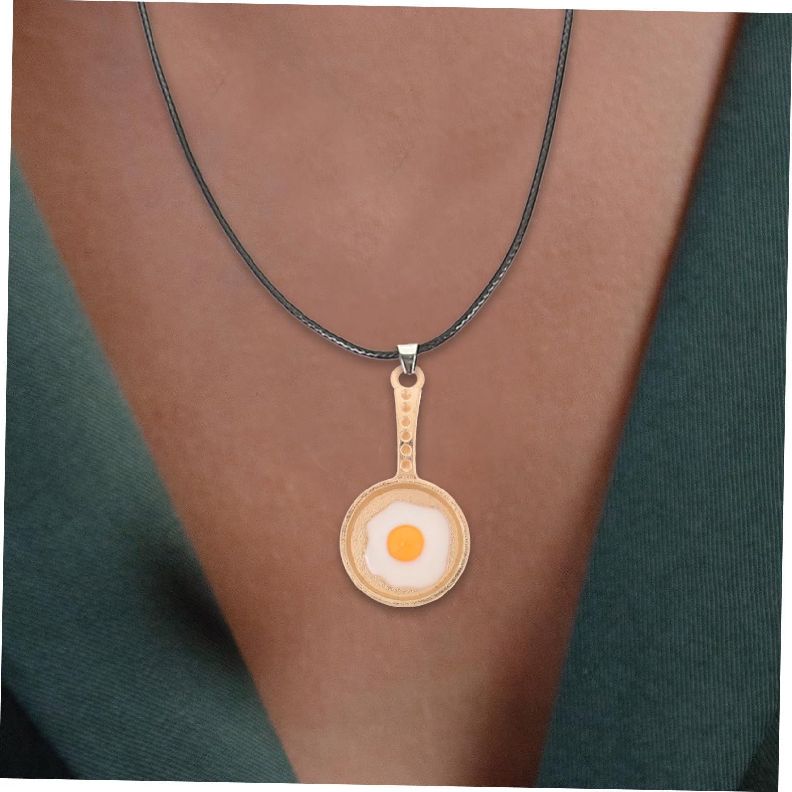 20Pcs frying pan shaped charms Charm crafts necklaces egg bracelets DIY charms food fried eggs jewelry decorate alloy frying pan mini