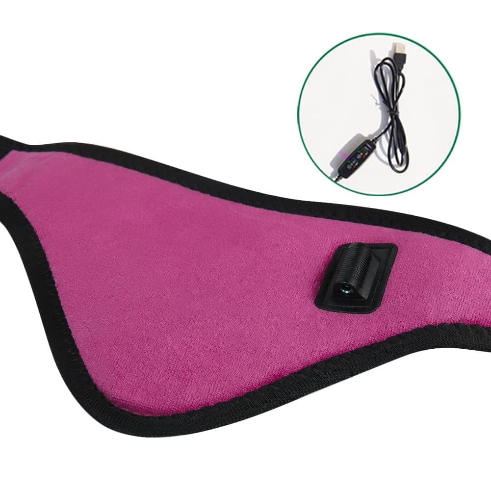 USB Neck Heating Pad Electric Neck Wrap Adjustable Temperature Lightweight Fleece