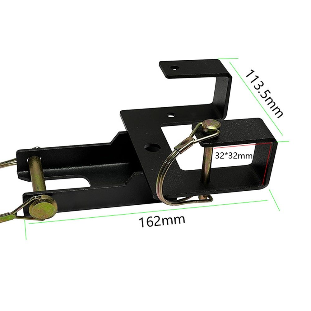 Premium Combo Hitch, Haul Pin Hitch, Handled Lawn, and Garden Equipment, or Wheeled Garbage Cans - by Garbage Commander