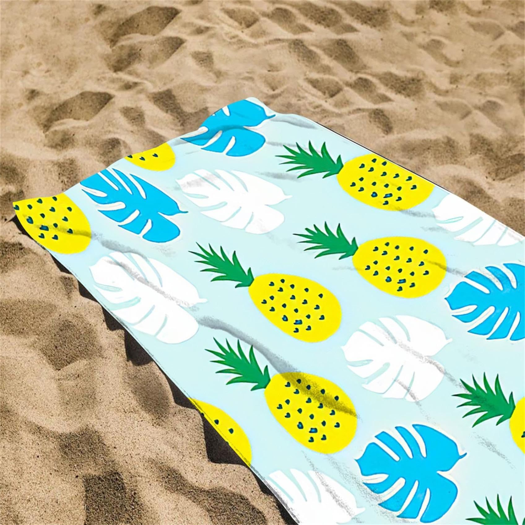 Beach Towel, Microfiber Beach Towels for Travel, Super Lightweight Colorful Bath Towel Quick Dry Towel for Swimmers Sand 60*120CM