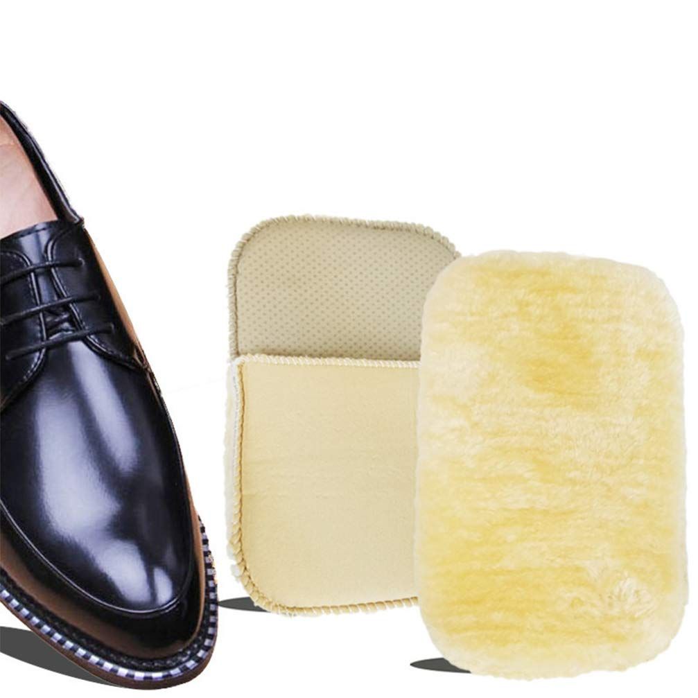 Shoe Polishing Glove Multifunction Shoe Care Brush Shoe Cleaning Cloth for Home Random Color Clean leather