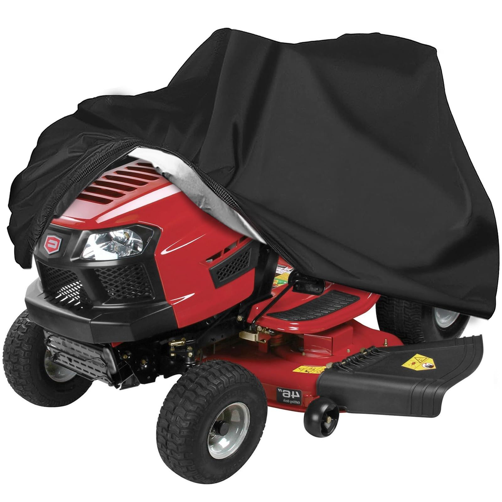 Outdoors Lawn Mower Cover Waterproof Heavy Duty 210D Polyester Oxford UV Protection Lawn Tractor Cover Fits Decks